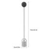 Honey Dipper, Honey Stick Honey Spoon Honey Stirrer Stainless Steel Honey Dipper Honey Mixing Stick Jam Stick Honey Spoons for Tea, 6.3 Inch, Silver view 3