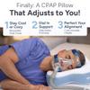 Contour CPAPMax Cooling Gel - CPAP Pillow for Side, Back and Stomach Sleepers with Adjustable Memory Foam - Pillow for CPAP Users, Sleeping with Mask view 3