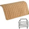 ZEaink Couch Covers, Non Slip Sofa Covers 50 x 50/50 x 90 cm, Couch Furniture Protector, Washable, Recliner Quilted Headrest Cushion(Khaki,70X90 cm/28X35 in) view 1