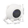 ElevateIQ Rechargeable White Noise Alarm Clock with, 17 Levels Volume, Silicone Alarm Clock for Adults Kids Baby, Ideal for Home, Dorm Rooms, Offices, and Nurseries view 2