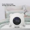 ElevateIQ Rechargeable White Noise Alarm Clock with, 17 Levels Volume, Silicone Alarm Clock for Adults Kids Baby, Ideal for Home, Dorm Rooms, Offices, and Nurseries view 4