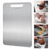 Titanium Cutting Board For Kitchen-Cutting Board Double Side Food Grade,Pure Cut Titanium,Durable Dishwasher Safe Easy to Clean Large Size (18''Lx12''W) view 1