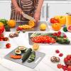 Titanium Cutting Board For Kitchen-Cutting Board Double Side Food Grade,Pure Cut Titanium,Durable Dishwasher Safe Easy to Clean Large Size (18''Lx12''W) view 4
