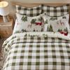 Levtex Home - Tatum Pines Comforter Set - Full/Queen Comforter + Two Standard Pillow Cases - Christmas Cabin - Red, Green, Brown, White - Comforter (90 x 94in.) and Pillow Case (26 x 20in.) - Cotton view 3