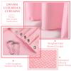 XLHOMO 24 PCS Pink Bathroom Accessories Set with Shower Curtain and Rugs, Bathroom Sets with Extra Soft and Absorbent Bath Rugs Shower Curtain Pink Bathroom Sets for Bath view 3