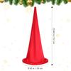 ABOOFAN Red Gnome Hat Dwarf Hats Funny Halloween Dwarf Costumes Accessories Storybook Character Costume Cosplay Headwear Xmas Fairy Tale Party Hats for Kids Adults Red view 4