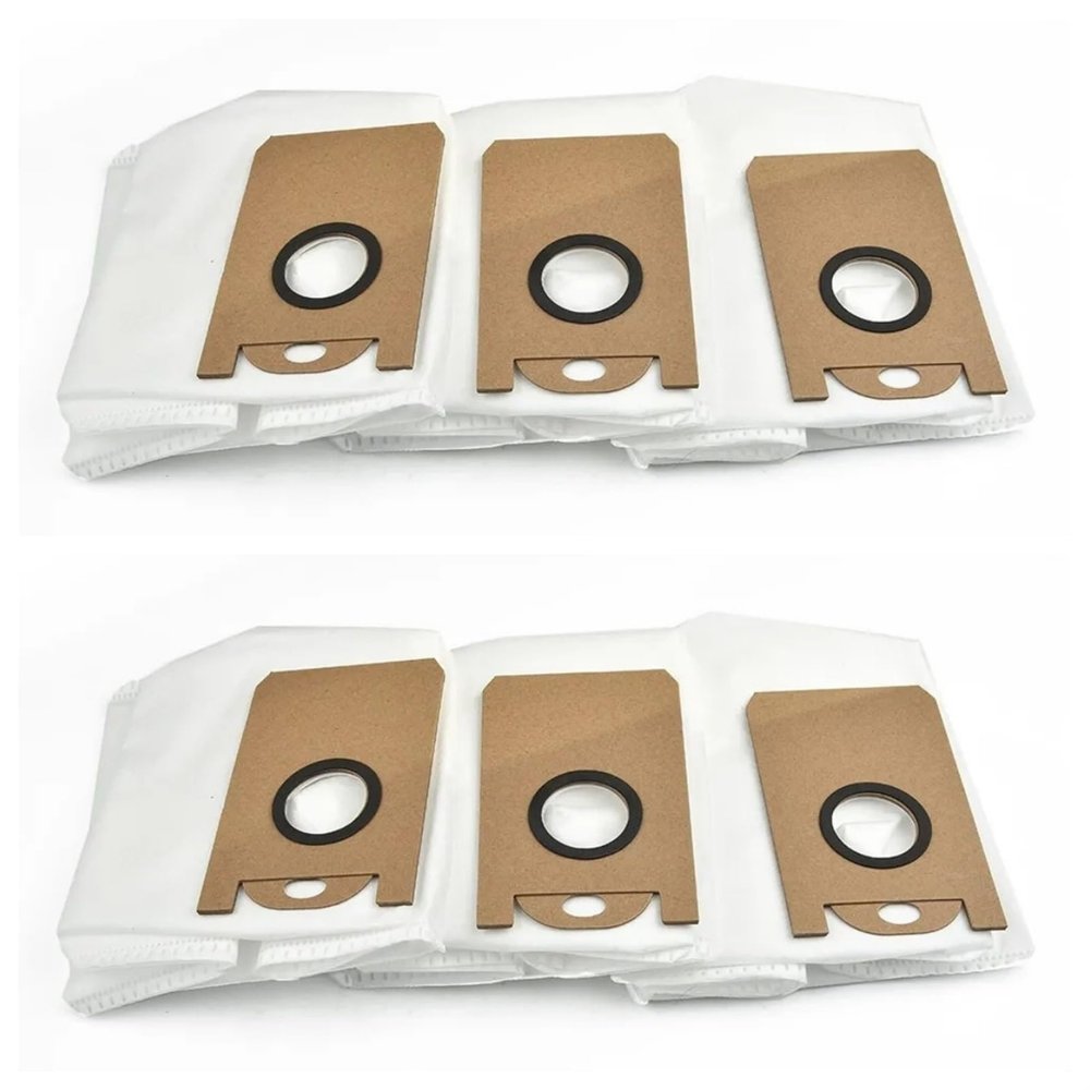 QiyilE Robot Vacuum Cleaner Dust Filter Bag, 6 Pieces of Dust Bag, Compatible for Ultenic T10. Robot Dust Collection Non Woven Bags, Garbage Bags
