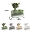 HYAOYMEND Butterfly suction cup soap box wall mounted non-punch household high-end bathroom wall high-end drain soap box view 2