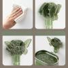 HYAOYMEND Butterfly suction cup soap box wall mounted non-punch household high-end bathroom wall high-end drain soap box view 4