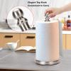 Exilon Paper Towel Holder Countertop with Weighted Base, One-Handed Design No Tipping Over, Stainless Steel Paper Towel Holder Stand in Brushed Nickel Finish view 4
