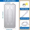 YONGYILI Air Conditioner Condensate Drain Pan, Outdoor Stainless Steel Universal Ac Drip Cushion Water Collecting Drainage Pan,for Window Ac and Mini Split Units(1-2p 85x40cm/34x16in) view 2