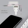 BZCKBZ Black/White Self Adhesive Ceiling Curtain Track for Living Room Bedroom Room Divider, Curtain Rail for Curtains Sliding Window Poles(Wall White,130cm/4.26ft) view 2