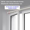 BZCKBZ Black/White Self Adhesive Ceiling Curtain Track for Living Room Bedroom Room Divider, Curtain Rail for Curtains Sliding Window Poles(Wall White,130cm/4.26ft) view 3