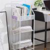 Floor-Standing Magazine Rack Brochure Display Stand Storage Bookshelf, Floor-Standing Metals Magazine Rack, Newspaper Stand Easy to Move Easy to Assemble Compartments for Living Room Information Rack( view 4