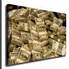 Money Million Dollars Motivational Canvas Wall Decor Art Painting Prints on Modern Posters Prints Artwork for Living Room, Bathroom,Bedroom,Home (12x18inch,Unframed) view 1
