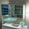 WELLFOR 36" X 30" LED Medicine Cabinet with Mirror, Double Opening Door, Recessed or Surface Cabinet Mirror, Bathroom Mirror Cabinet, Medicine Cabinet with Lights with Outlets & USB Ports view 2