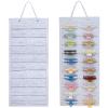 SMUK Claw Clip Organizer for Women, Hanging Mount Hair Clips Holder Organizer for Girls, Hair Bow Claw Clip Stand Storage for Wall, Door, Closet view 1