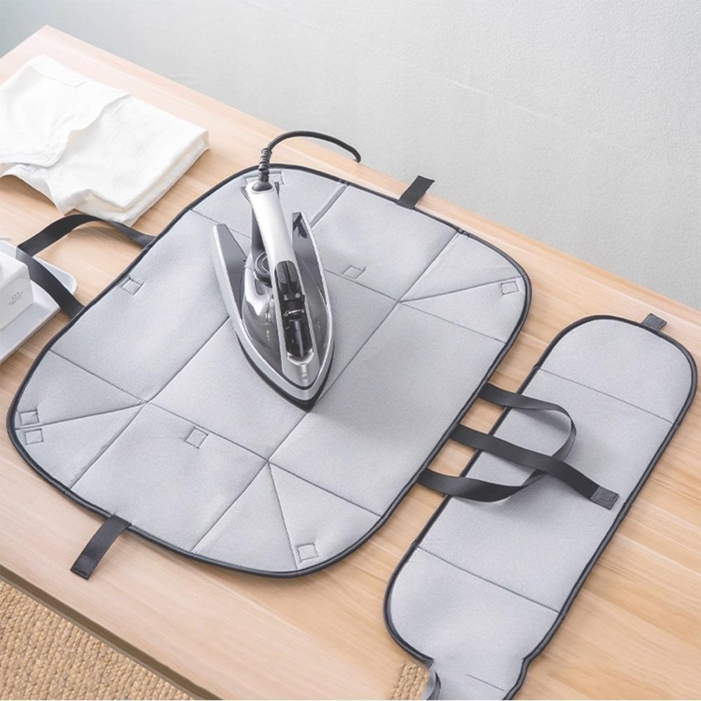 lhyangroupao Portable Ironing Mat (Iron AnywhereCan Be Used on Rny Flat Surface), Ironing Board Replacement, Iron Board Replacement Cover