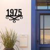 Personalized House Number Custom Metal Address House Numbers Modern House Number Sign for Outside view 4