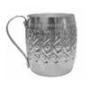 UNCLEJUM Vintage Aluminum Thai Traditional Design Mug, 9 cm, Metal Cup, for Hot Coffee, Milk, Beverages view 1