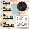 Custom House Number for Outside Metal Address Numbers for House view 2