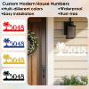Custom House Number for Outside Metal Address Numbers for House view 3