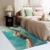 Vydddom Coastal Decor Rug, 5x8 Rug, Underwater Turtle Rugs for Living Room Bedroom, Underwater Turtle Large Area Rug, Washable Rug Non Slip Soft Indoor Carpet, Coastal Decor Home & Room Decor view 3