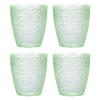 uxcell 7oz Acrylic Drinking Glasses, 4Pcs Plastic Reusable Tumblers Drinkware Unbreakable Water Glasses Cups Stackable & Dishwasher Safe for Home Outdoors Restaurant, Emerald view 1