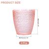 uxcell 7oz Acrylic Drinking Glasses, 4Pcs Plastic Reusable Tumblers Drinkware Unbreakable Water Glasses Cup Stackable & Dishwasher Safe for Home Outdoors Restaurant, Pink view 2