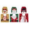 Aurgiarme Christmas Snowman Toilet Seat Cover and Mat Bathroom Set Home Decor Party Accessories view 4