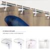 Wewoo Home Shower Curtain Decoration Set with Hooks Blue Butterfly (1896) by Albert Bierstadt Shower Curtains Breathable Quick Dry Bathroom Curtains W72xL90in view 4