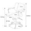 RWGOVLU Office chair,computer desk chair,padded comfortable gaming chair,breathable work swivel chair view 2