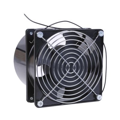 caralin Kitchen Exhaust Fan 85CFM Bathroom Exhaust Fan Wall Mounted Garage Ventilation Fan Basement Extractor Fan Comal Use Plastic + Aluminum Alloy