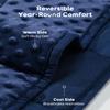 Kivik Weighted Blanket 20 lbs for Adults, Minky Dot Heavy Blankets, Microfiber Reversible Weighted Throw Blankets for All Seasons, Machine Washable, 60"x80" Queen Size, Navy Blue view 3