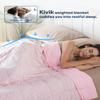 Kivik Weighted Blanket 15 lbs for Adults, Minky Dot Heavy Blankets, Microfiber Reversible Weighted Throw Blankets for All Seasons, Machine Washable, 48"x72" Twin Size, Pink view 2