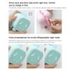 Kids Alarm Clock, Cute Dinosaur Bedroom Decor Alarm Clock Digital Alarm Clock for Children Bedside Clock Children Sleep Trainier Wake Up Light and Night Light (vegetable) view 3