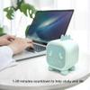 Kids Alarm Clock, Cute Dinosaur Bedroom Decor Alarm Clock Digital Alarm Clock for Children Bedside Clock Children Sleep Trainier Wake Up Light and Night Light (vegetable) view 4