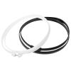 BESTOYARD 2Pcs Electric Fan Mesh Cover Fixed Ring, 16 Inch Electric Fan Binding Rings Band Replacement Electric Fan Grille Retaining Rings Plastic Hoop Fan Parts, 41.00X41.00X1.00CM, Black White view 1