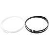 BESTOYARD 2Pcs Electric Fan Mesh Cover Fixed Ring, 16 Inch Electric Fan Binding Rings Band Replacement Electric Fan Grille Retaining Rings Plastic Hoop Fan Parts, 41.00X41.00X1.00CM, Black White view 3