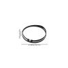 BESTOYARD 2Pcs Electric Fan Mesh Cover Fixed Ring, 16 Inch Electric Fan Binding Rings Band Replacement Electric Fan Grille Retaining Rings Plastic Hoop Fan Parts, 41.00X41.00X1.00CM, Black White view 4