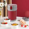 AUNMAS Thermo Food Jar for Hot Food, 3 Tier Stainless Steel Vacuum Lunch Container, Double Layer Insulation Wide Mouth Design Soup for Office Picnic view 4