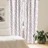 Ambesonne Candy Cane Window Curtains Pack of 2, Aquarelle Style Sweets Traditional Christmas Festivity Winter Celebrations, Lightweight Set with Rod Pocket, 4 Panels of - 28" x 63", White Aqua view 4
