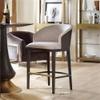 BOWERY HILL Modern/Contemporary Upholstered Bar Stool in Midnight Brown view 2