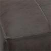 Pemberly Row Modern Square Pouf in Distressed Dark Brown Leather view 4