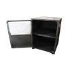 Pemberly Row Modern/Contemporary Metal Side Cabinet in Gray view 2
