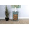 Pemberly Row Modern/Contemporary Sea Grass Wood Storage Table view 2