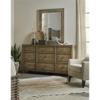 BOWERY HILL Modern/Contemporary Bedroom Portrait Mirror in Brown Resin view 2