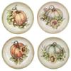 Autumn Breeze Set of 4 Earthenware Soup Bowls  Perfect for hearty soups or stews, these fall-inspired bowls bring a touch of harvest beauty to your dining table 38 oz view 1