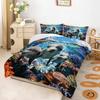AILONEN Cute Dolphin Comforter Set Twin Size,Ocean Dolphin Bedding Set,Tropic Sea Coral Beach Comforter Set 3 Piece,Boys Girls Kids Comforter with 2 Pillowcases view 2