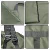 CALACH 2 Pack Laundry Bag Backpack, 27 x 34Sturdy Laundry Bag with Shoulder Straps Drawstring Closure Heavy Duty Foldable Laundry Backpack for College, Travel, Laundromat, Apartment (Army Green) view 4